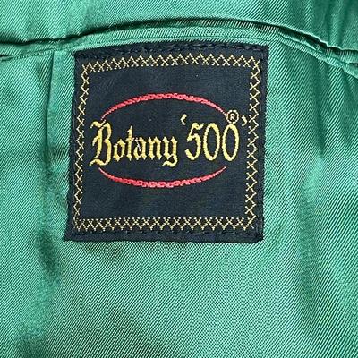Green Blazer Botany 500
