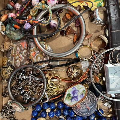 Fashion Jewelry and Coin Assortment