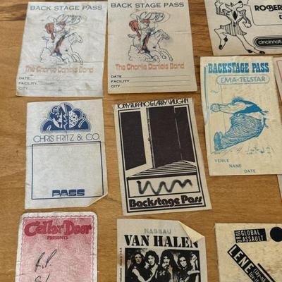 Vintage Concert Pass Assortment