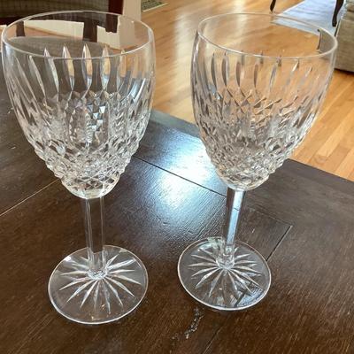 Waterford Stemware goblet 7"H -2 in this lot