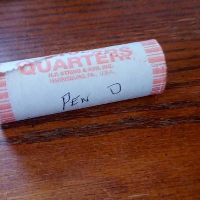 LOT 41 ROLL OF PEN QUARTERS