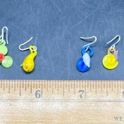 Vintage Wine Glass Charms Lot - Made in Germany / Lauscha