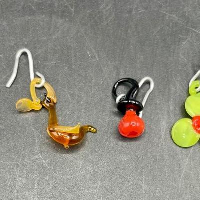 Vintage Wine Glass Charms Lot - Made in Germany / Lauscha