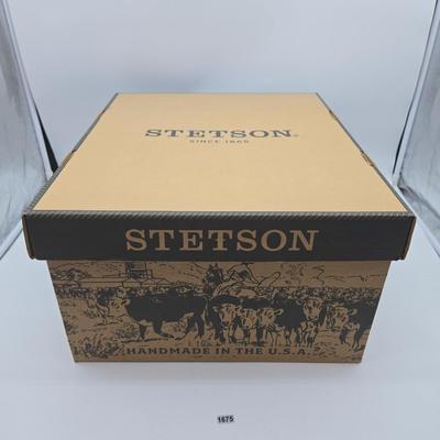 Nice Stetson Hat size 7 5/8 in box