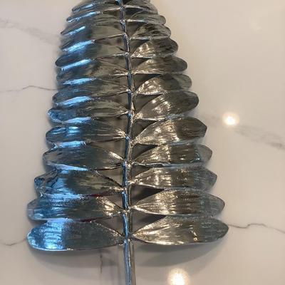 Branch light metal decor or tray 21”L 9”W