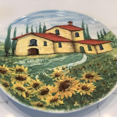 Italian made platter 15” diameter