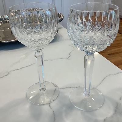 2-Waterford Crystal Stemware 8"H