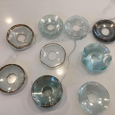 Bobeche lot for candles -37