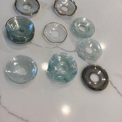 Bobeche lot for candles -37
