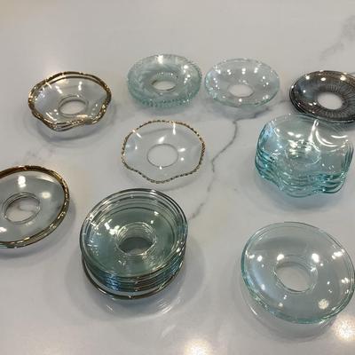 Bobeche lot for candles -37