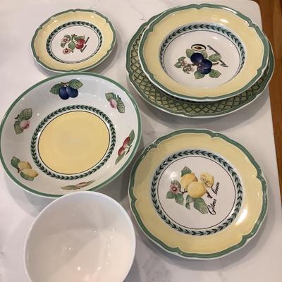 Villeroy & Boch French Garden-place settings, 55 pieces in this set