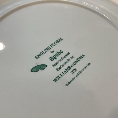 Spode for Williams Sonoma English Floral Chargers-10