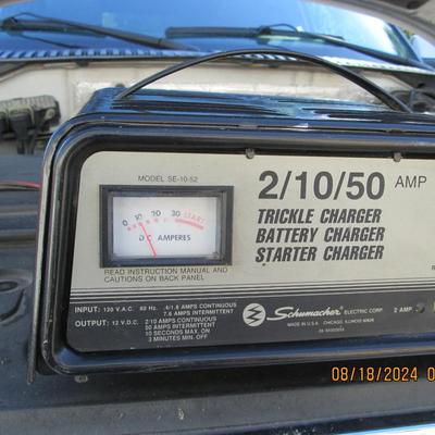Schumacher 2/10/50 amp battery charger