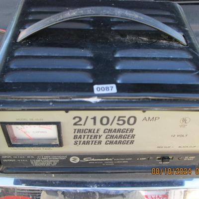 Schumacher 2/10/50 amp battery charger