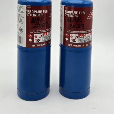 Pair of Propane Torch Fuel Bottles