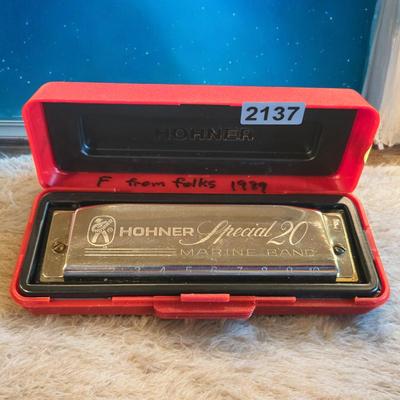 Hohner Harmonica in Case