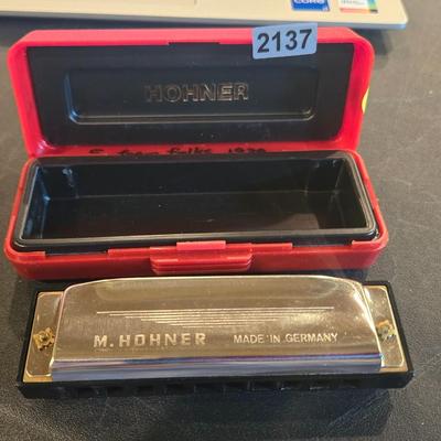 Hohner Harmonica in Case