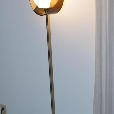 1960-1970's MID CENTURY LUCITE &METAL TULIP FORM FLOOR LAMP BY LAUREL