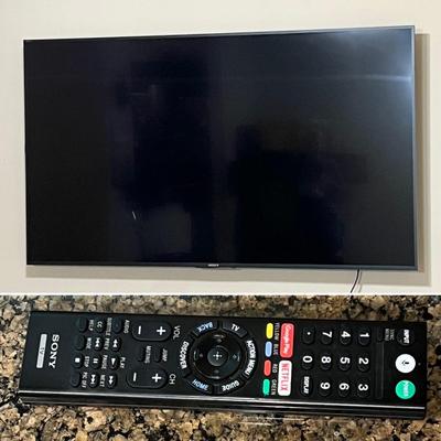 SONY ~ 65” Smart TV ~ *Photo shown has TV on Wall Mount