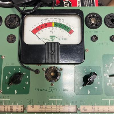 Sylvania electric tube tester
