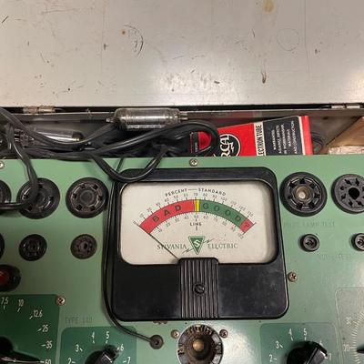 Sylvania electric tube tester