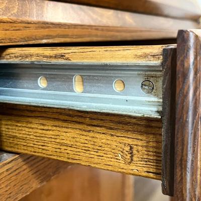 Custom Built ~ Vtg. Solid Wood Secretary