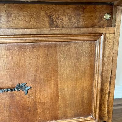 Custom Built ~ Vtg. Solid Wood Secretary