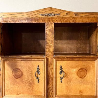 Custom Built ~ Vtg. Solid Wood Secretary