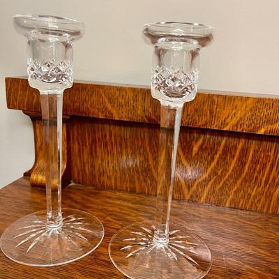 Waterford candlestick holders