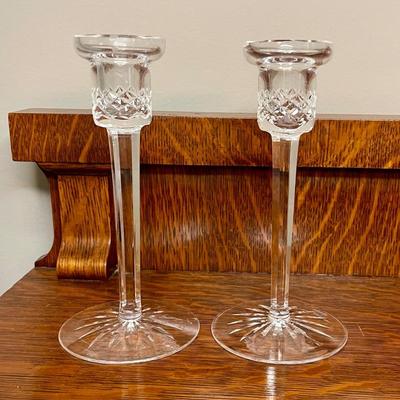 Waterford candlestick holders