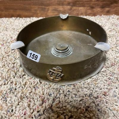 Brass navy ashtray