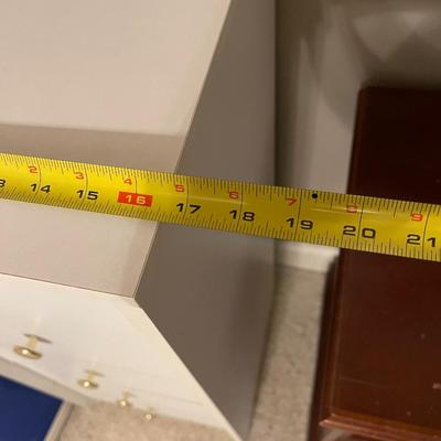 White tall chest of drawers