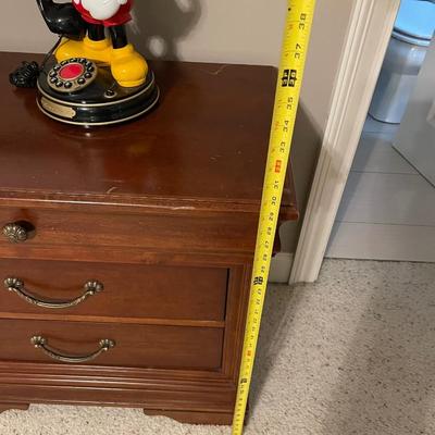 Side table with 3 drawers