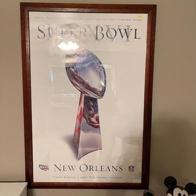 Super Bowl poster