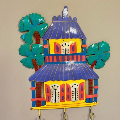 Handmade metal house key holder