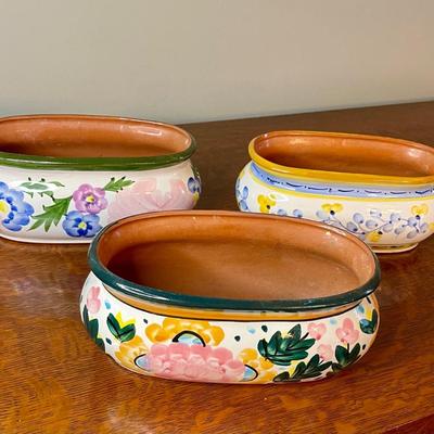 Terracotta planters