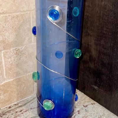 Blue vase