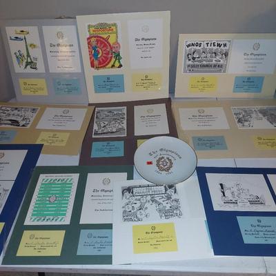 Krewe of Olympians Ball Invitations members art