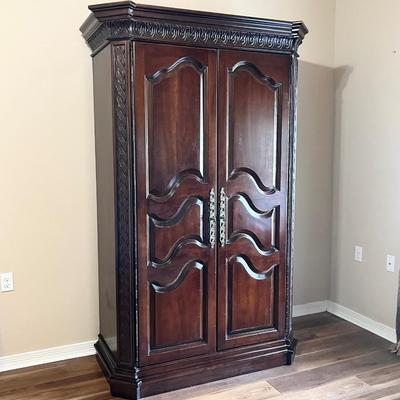 BARNHART ~ La Scala ~ Solid Wood Entertainment Armoire