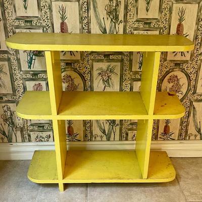 Wood Knick-Knack Wall Shelf Unit