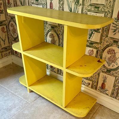 Wood Knick-Knack Wall Shelf Unit