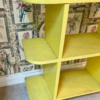 Wood Knick-Knack Wall Shelf Unit