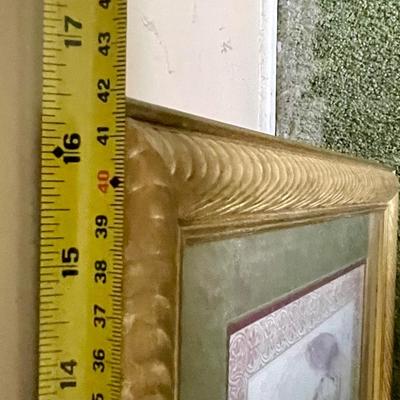 French-Style Etching - Framed and Matted