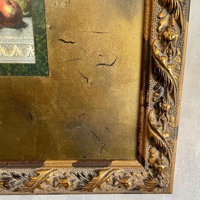 Beautifully Framed Peacock Art