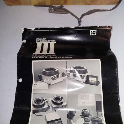 2 vintage slide projector with extras