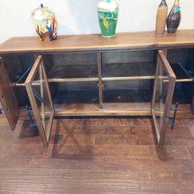 Farm house solid wood media center