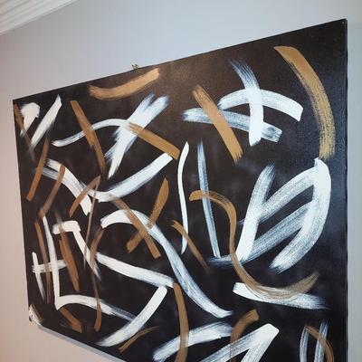 satchmo painting on canvas