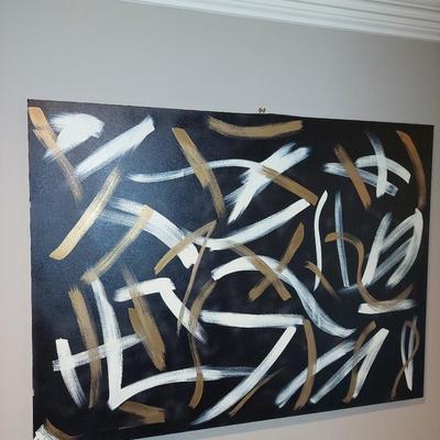 satchmo painting on canvas