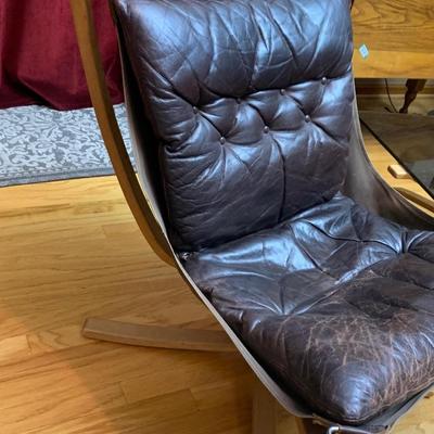 MCM Falcon Chair w/Side Table Sigurd Ressel Mobler