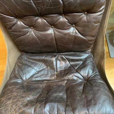 MCM Falcon Chair w/Side Table Sigurd Ressel Mobler